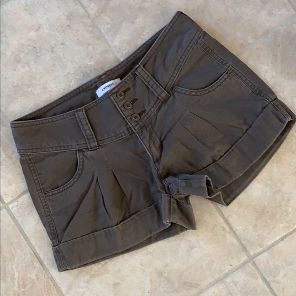 Button Up Express Shorts